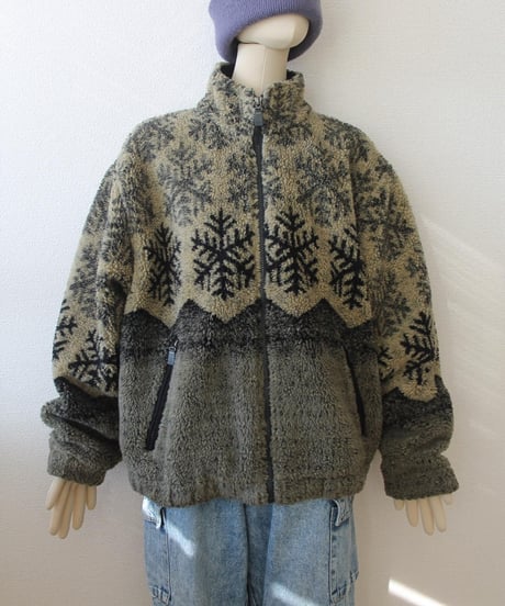 00s ⚰️❄️🪦 dirty snow boa jacket made in china