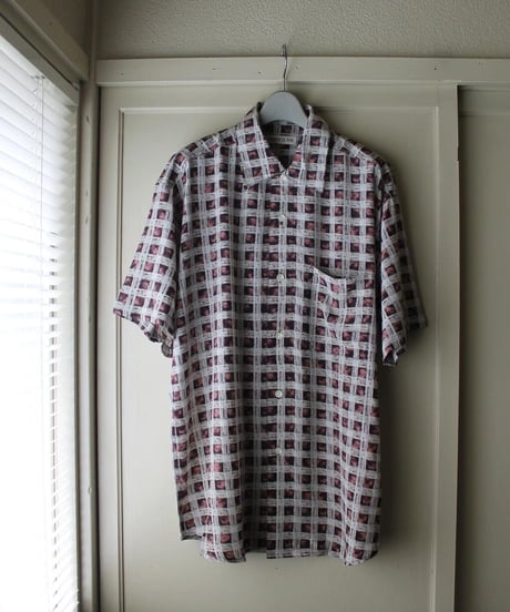 00s bloody psycho plaid shirt made in china