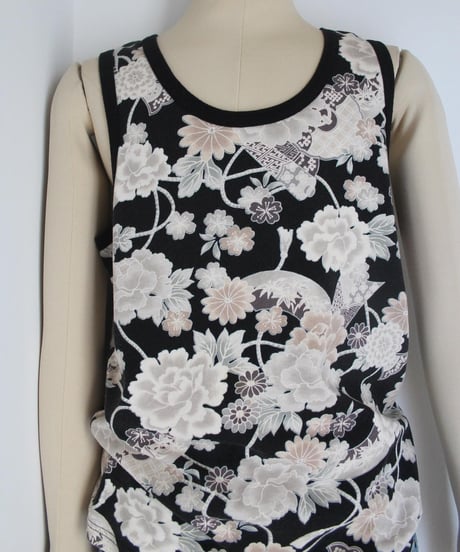 mid00s-late00s 和柄 ⛩️ tanktop made in Japan🇯🇵