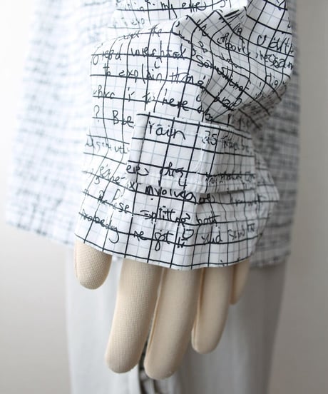 mid00s-late00s 英写経 🗝️ shirt/jacket made in china