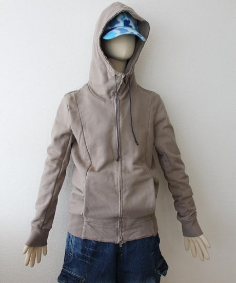 late00s-early10s 🦇📜👤 zip-up hoodie made in japan