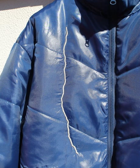 山河 padding blue jacket made by me