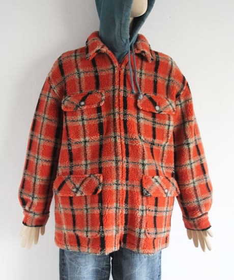 around00s 🍊🧶 boa jacket made in china