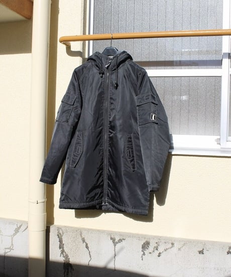90s ICHIRO nylon boa coat made in china