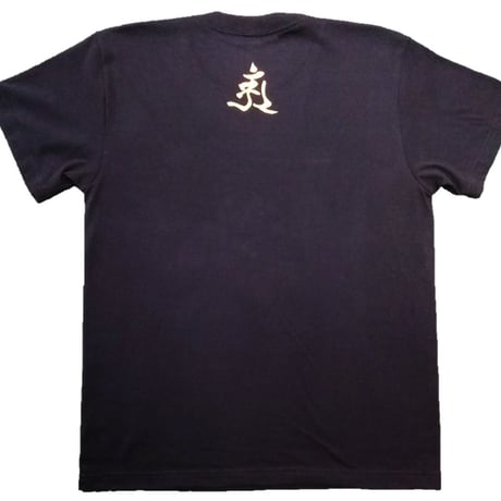 手描きTシャツ 仏画 No.16 普賢菩薩 黒