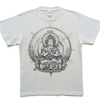 手描きTシャツ 仏画 No.1 蔵王権現 黒 | 伯舟庵 WEB ストア (JAPAN)