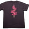 Tシャツ 梵字 No.10 不動明王 くりから炎 黒