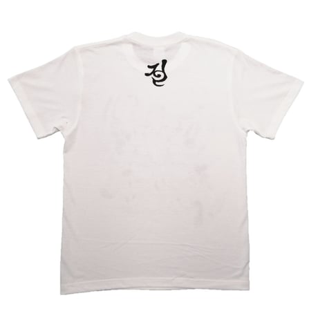 手描きTシャツ 仏画 No.18 弁財天 白