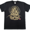 手描きTシャツ 仏画 No.15 虚空蔵菩薩 黒