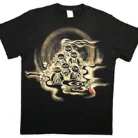 手描きTシャツ 仏画 No.14 ガネーシャ 黒 | 伯舟庵 WEB ストア (JAPAN)