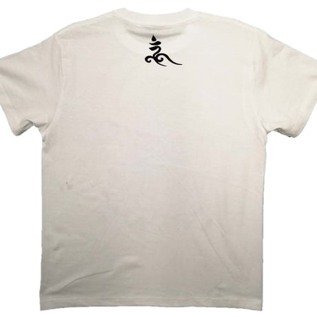 手描きTシャツ 仏画 No.27 馬頭観音 白