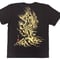 手描きTシャツ 仏画 No.1 蔵王権現 黒