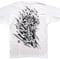 手描きTシャツ 仏画 No.5 大威徳明王 白