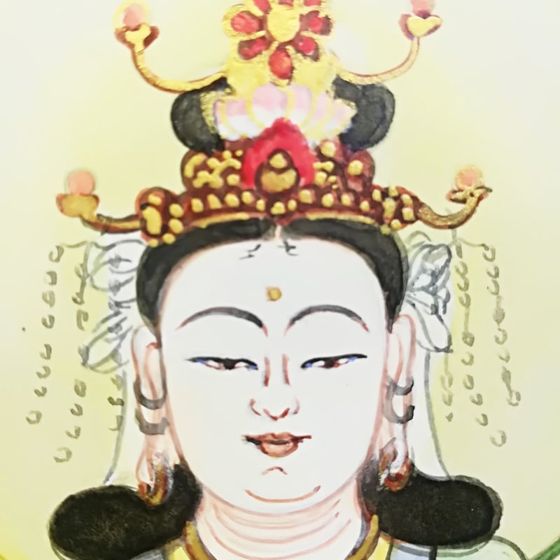 色紙掛け軸】吉祥天 ラクシュミ | 伯舟庵 WEB ストア (JAPAN) 色紙掛け軸】吉祥天 ラクシュミ | 伯舟庵 WEB ストア (JAPAN)