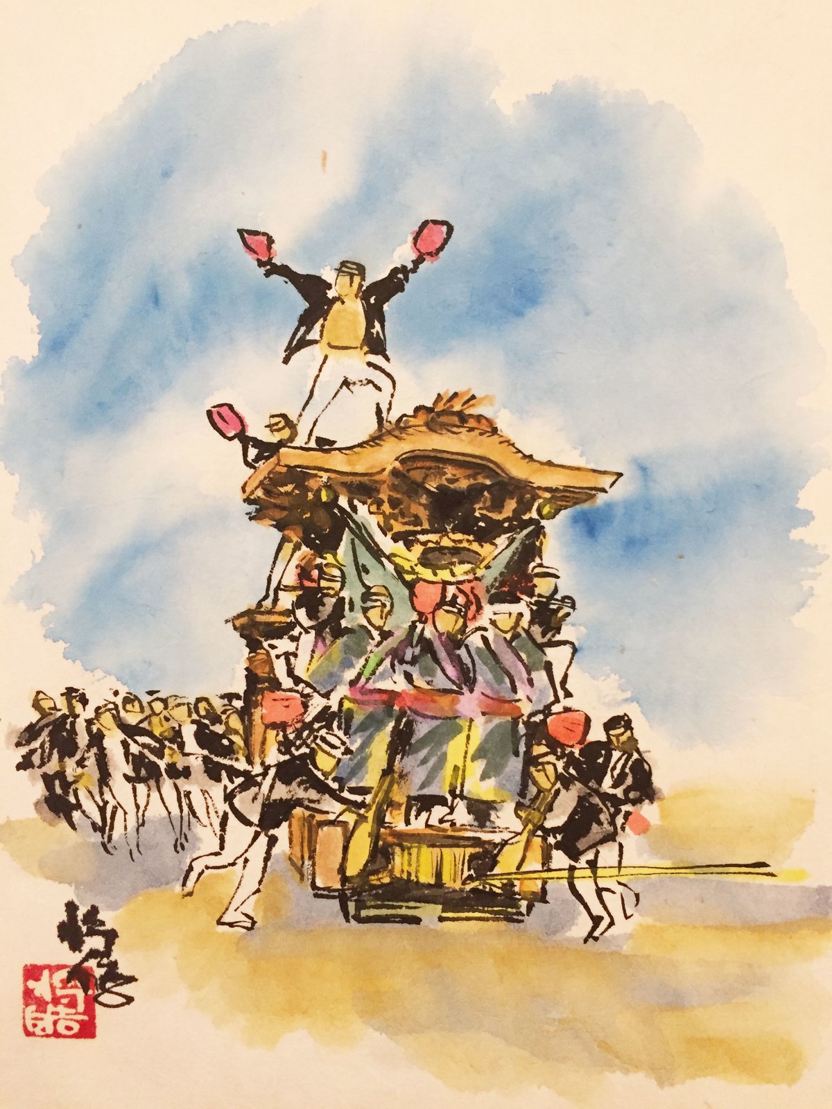 レア化確定！オリジナルフレーム切手「令和三年 岸和田だんじり