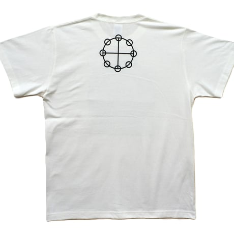 【Tシャツ】 カタカムナ　麻炭　白