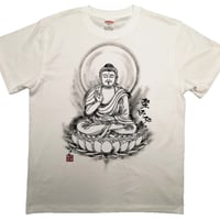 手描きTシャツ 仏画 No.14 ガネーシャ 黒 | 伯舟庵 WEB ストア (JAPAN)