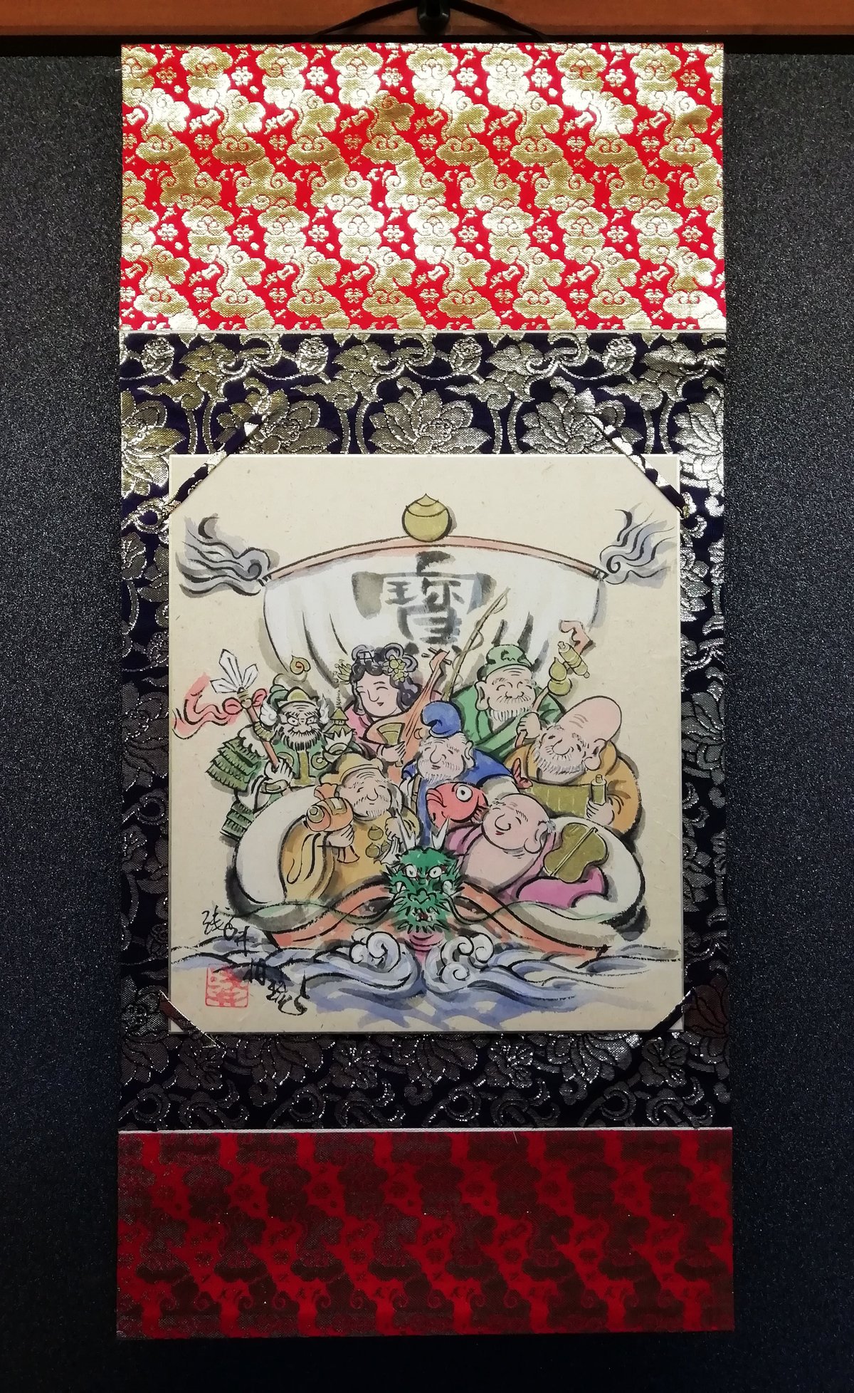 色紙掛け軸】七福神 | 伯舟庵 WEB ストア (JAPAN) 色紙掛け軸】七福神 | 伯舟庵 WEB ストア (JAPAN)