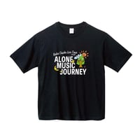 ALONE MUSIC JOURNEY Tシャツ ブラック