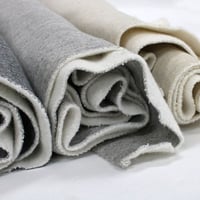 グレー系ボーダー　裏毛ニット グレー系ボーダー裏毛ニット