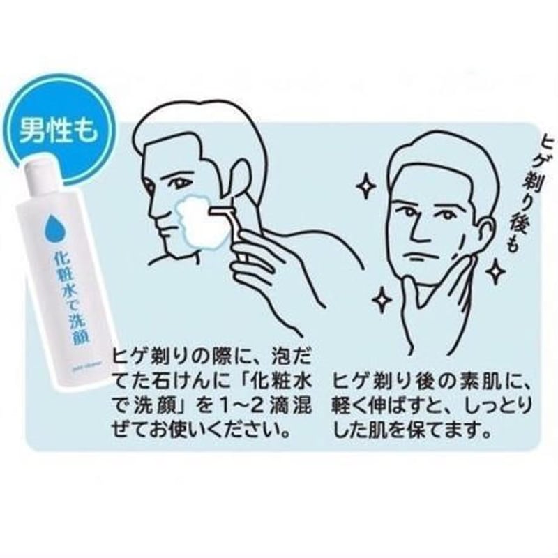 送料無料】💧【化粧水で洗顔 】ピュアクリーナー（500ml）🉐沖縄モズク