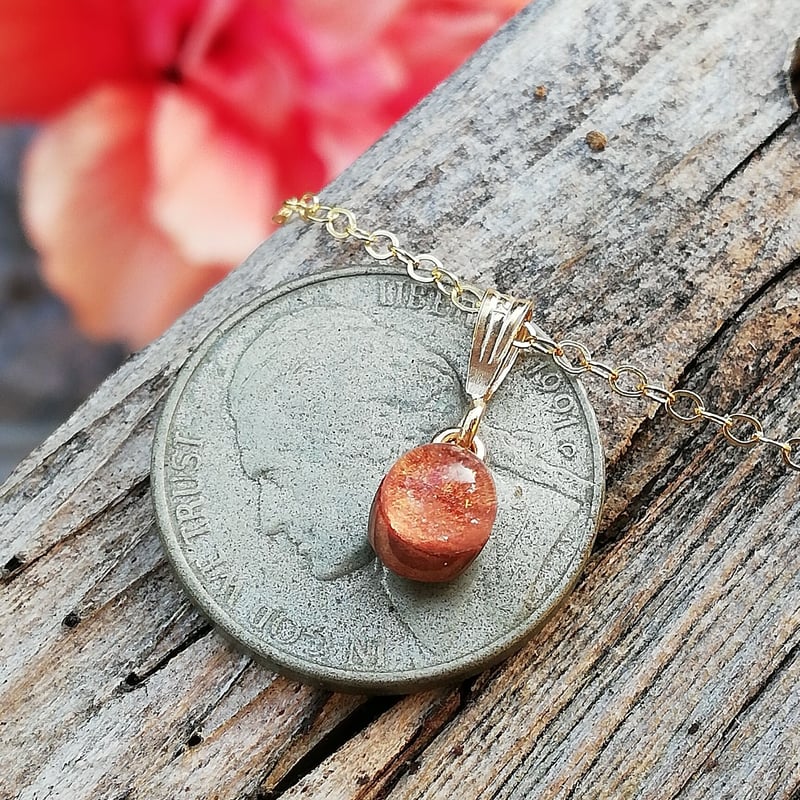 屋久島水晶×屋久杉ゴールドネックレス | honu