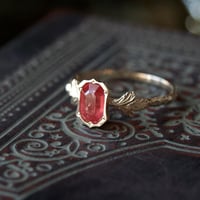 germinate rhodonite ring