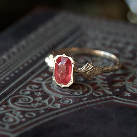 germinate rhodonite ring
