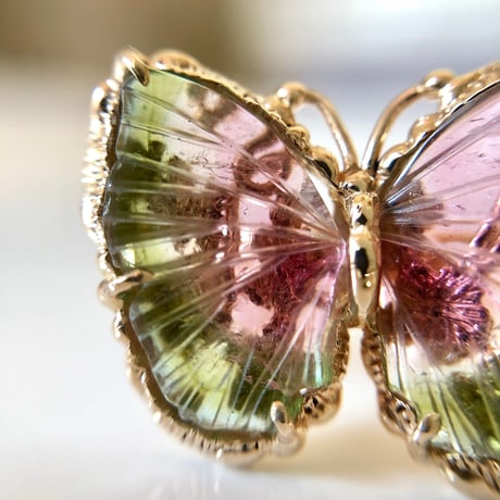 watermelon butterfly carving ring