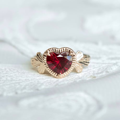 admired heart ring -M-