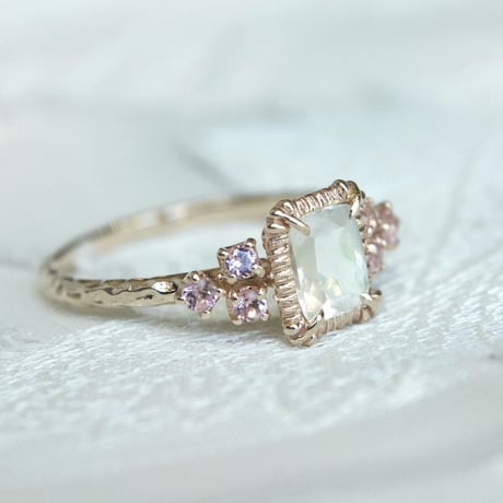 tropical labradorite ring