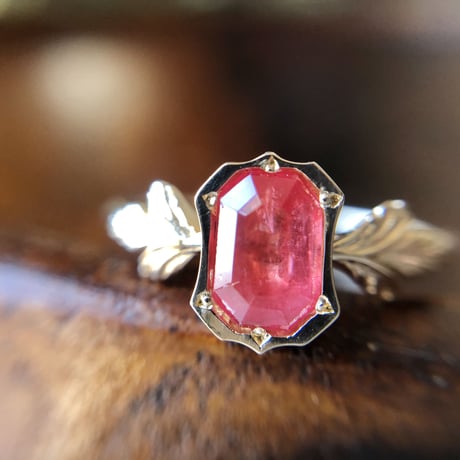 germinate rhodonite ring