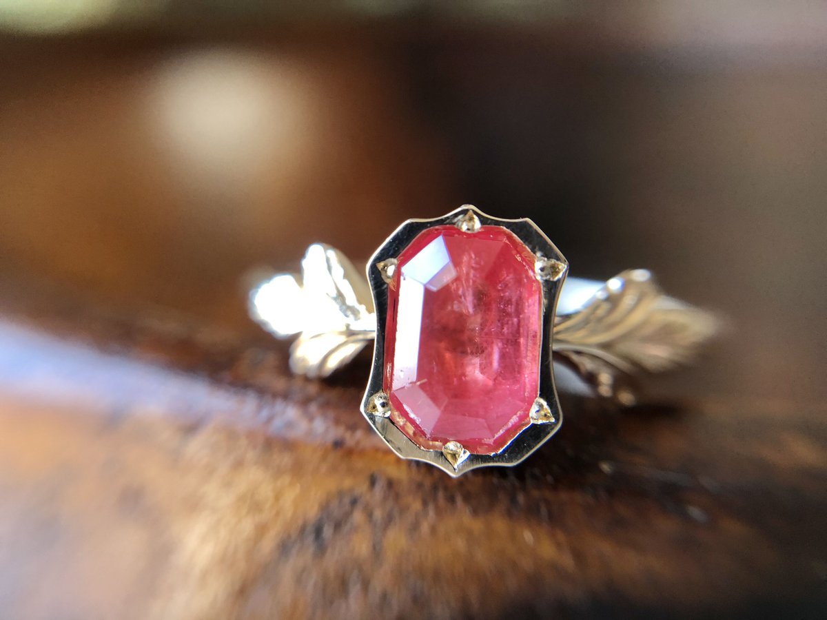germinate rhodonite ring | gisele