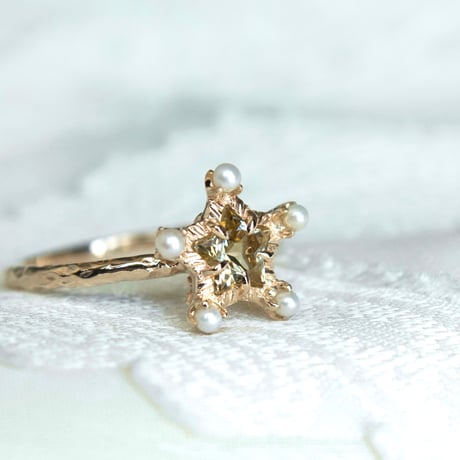 brightest star yellow zoisite ring