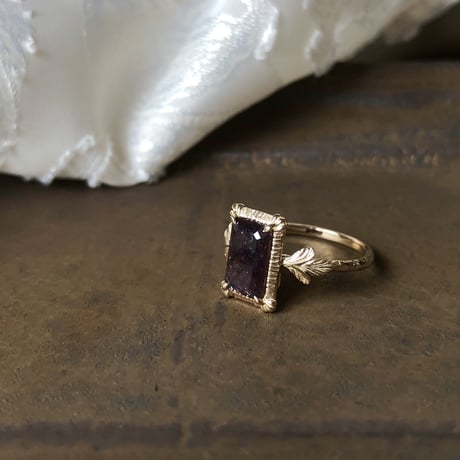 germinate bloodshot iolite ring