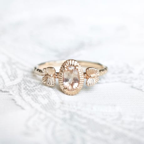 little guardians oregon sunstone ring -oval-