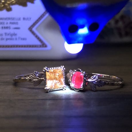 germinate green garnet ring