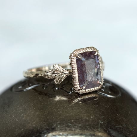 germinate bloodshot iolite ring