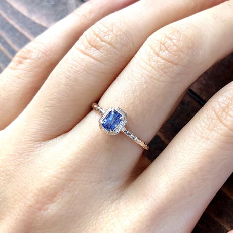 tiny twig tanzanite ring