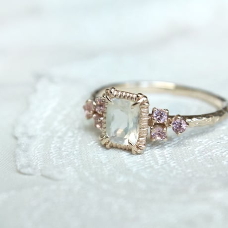 tropical labradorite ring