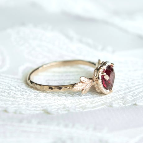 admired heart ring -S-
