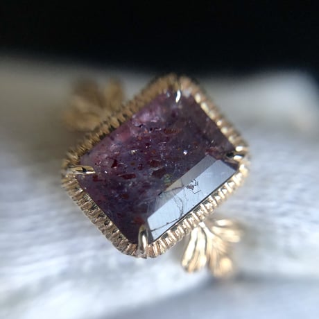 germinate bloodshot iolite ring