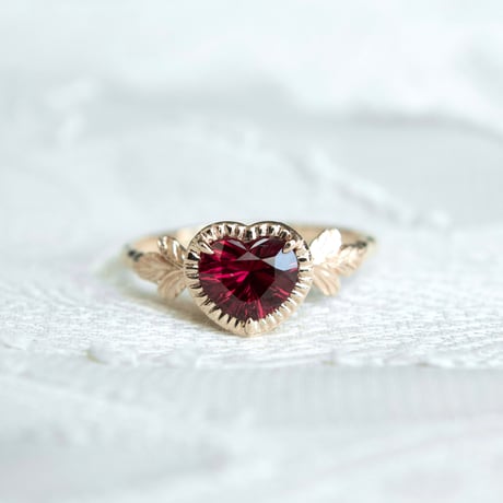admired heart ring -S-