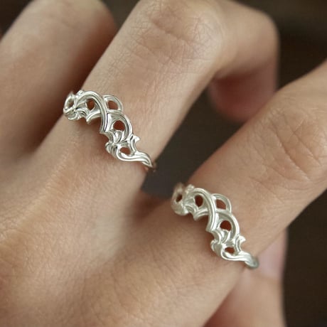 ［K10］arabesque tiara ring