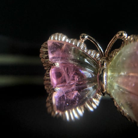 watermelon butterfly carving ring