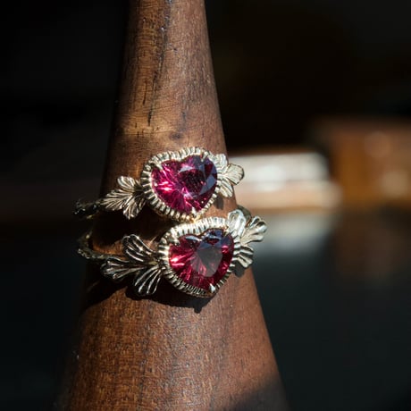 admired heart ring -S-