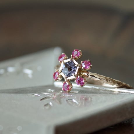 tiny twig spinel ring