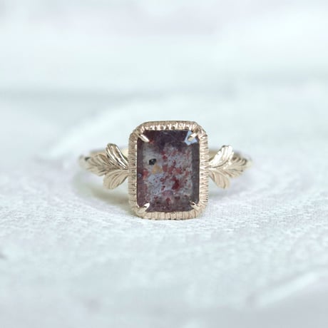 germinate bloodshot iolite ring