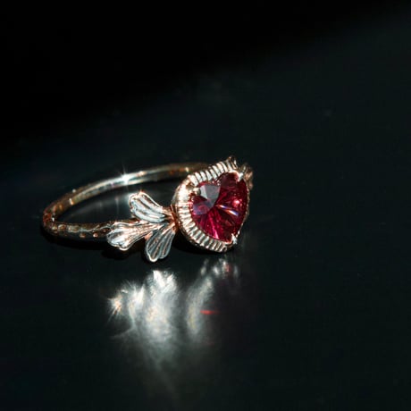 admired heart ring -M-