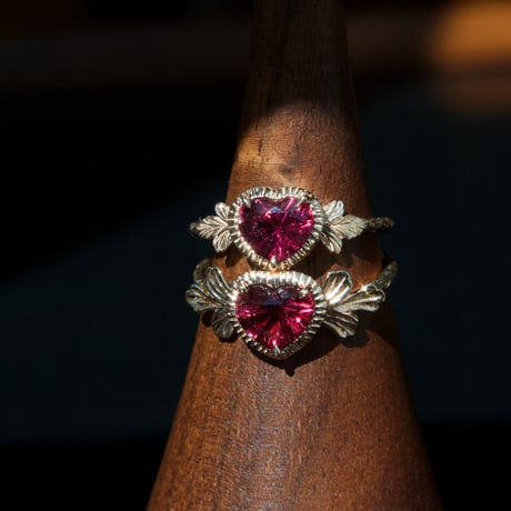 admired heart ring -S-